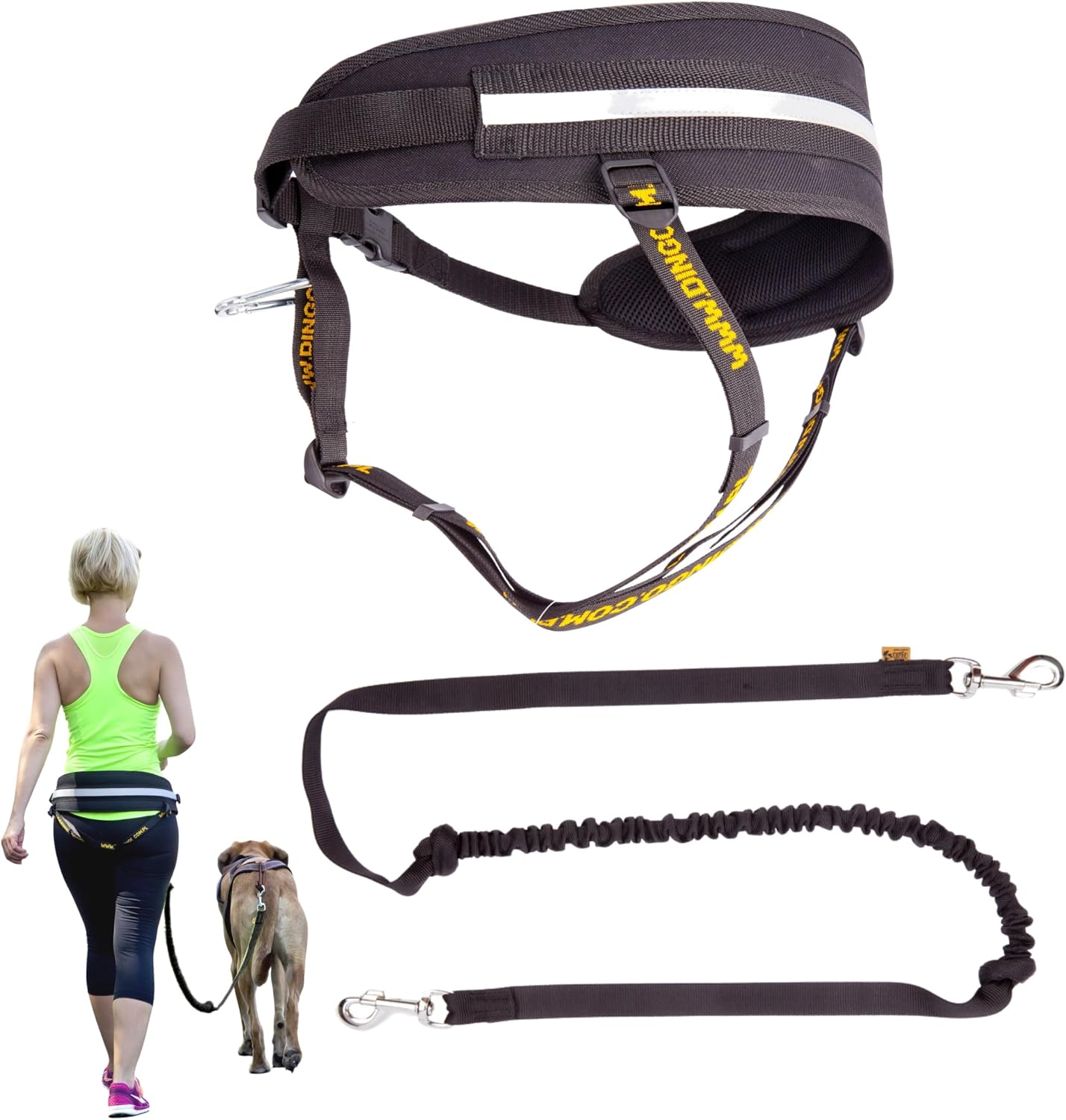 Detalle de DINGO Canicross Set 170 cm lead