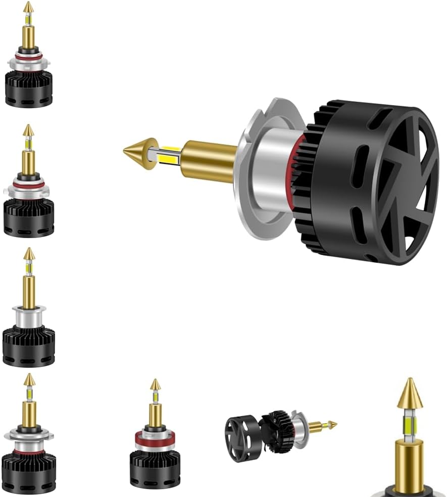 Detalle de JEYEFFE 360 Gold LED auto H11 55W