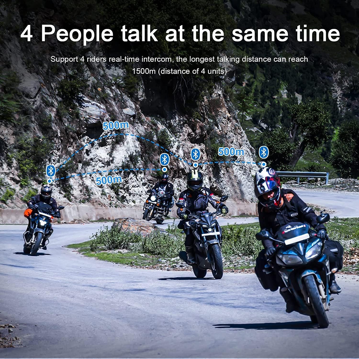 Detalle 2 de EJEAS V4Plus Interfono Moto Bluetooth