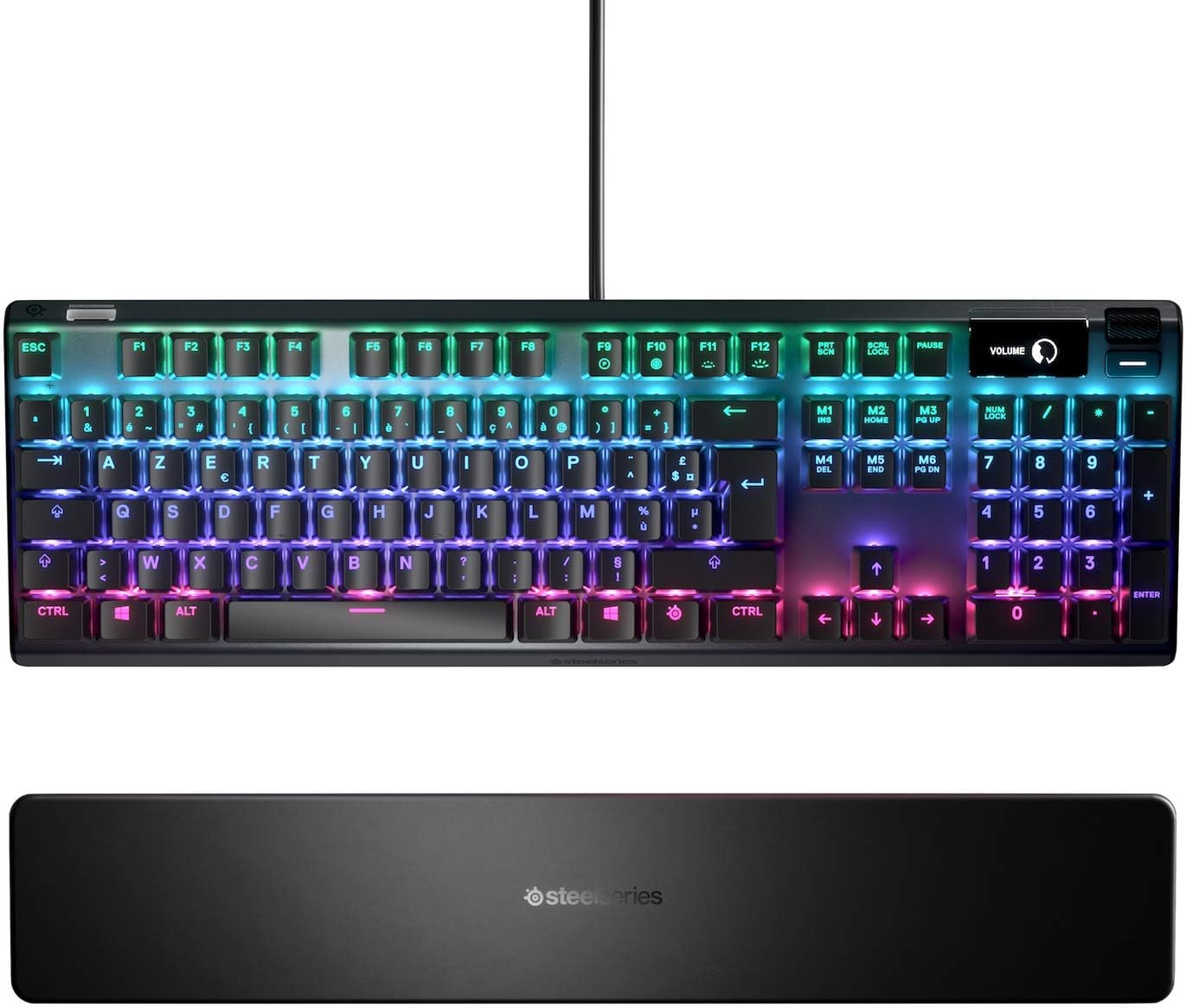 Detalle 2 de SteelSeries Apex 7 – Mechanische Gaming-Tastatur mit OLED Display und AZERTY French Layout