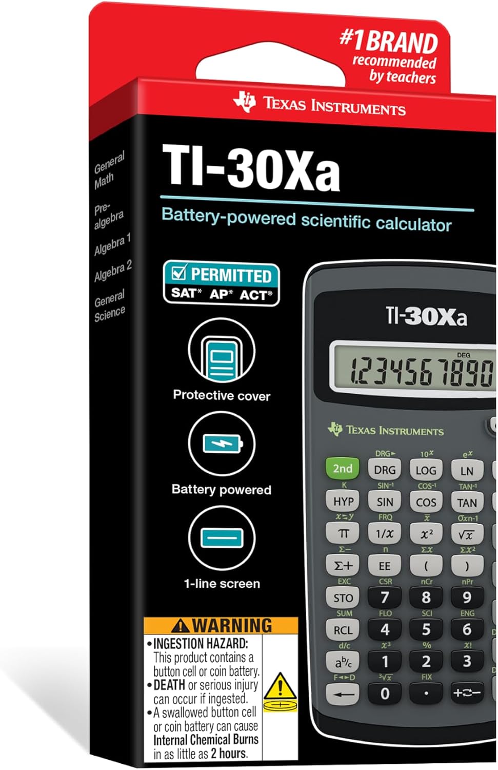 Thumbnail 6 de Texas Instruments TI-30Xa Scientific Calculator