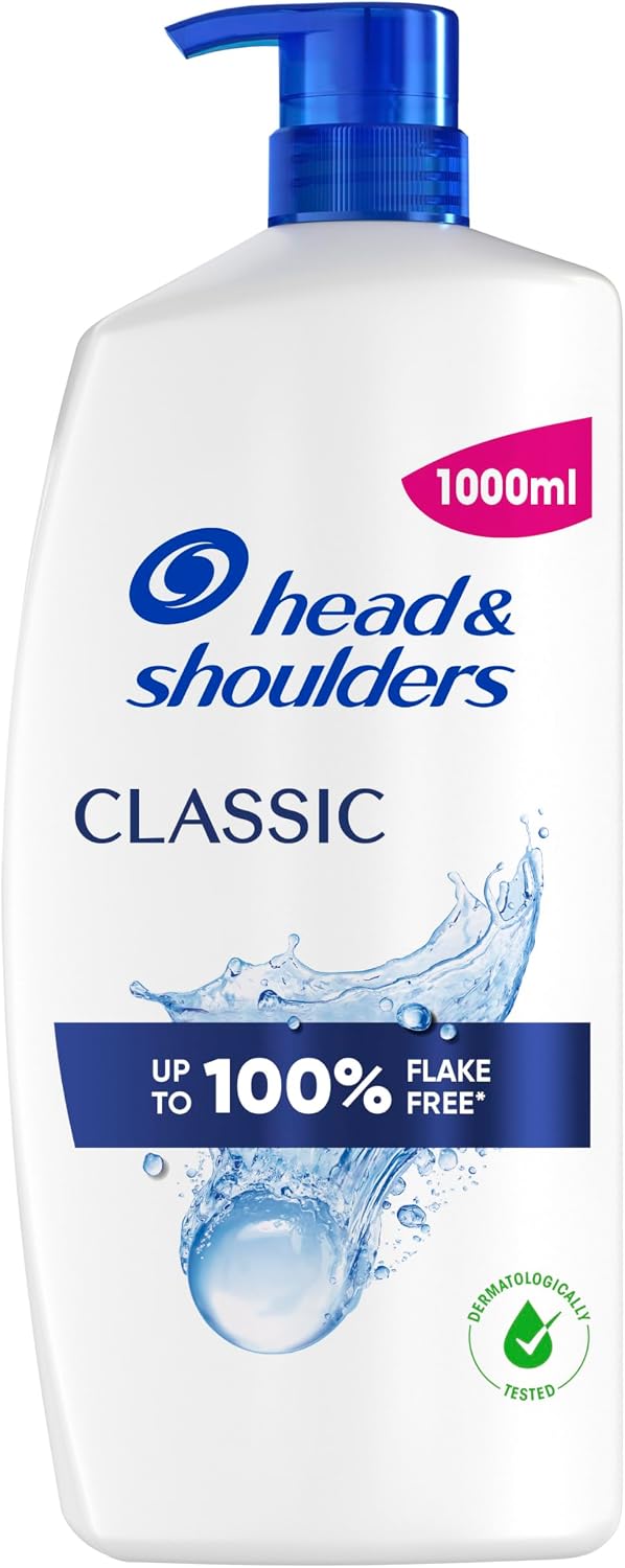 Detalle de Head & Shoulders Classic Clean shampoo antiforfora 1000 ml