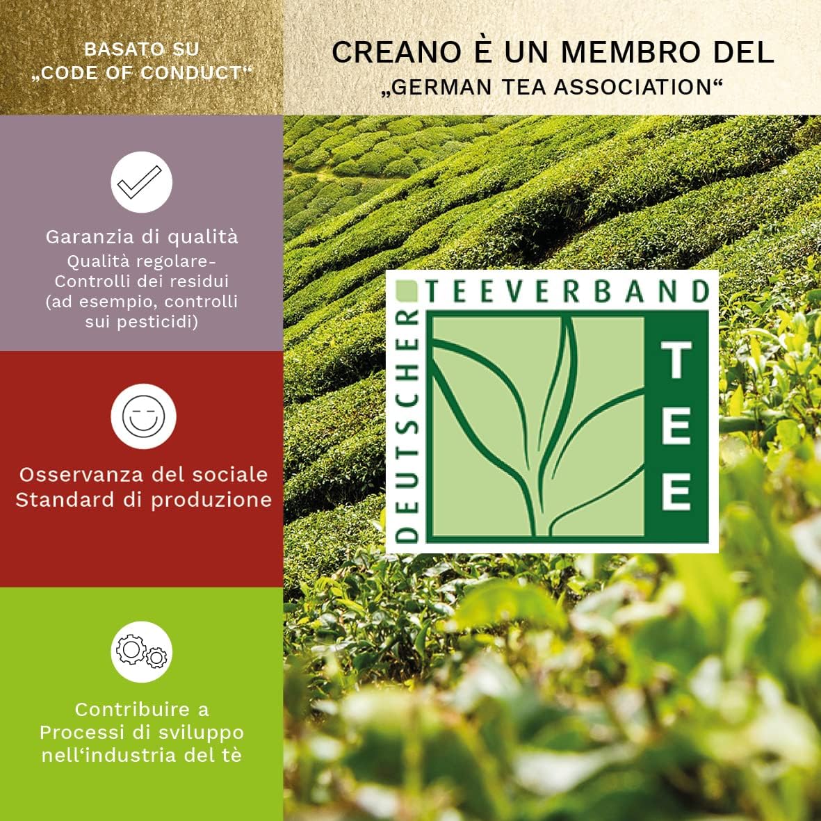 Detalle 2 de Creano Miscela di Té Fiorito 500ml
