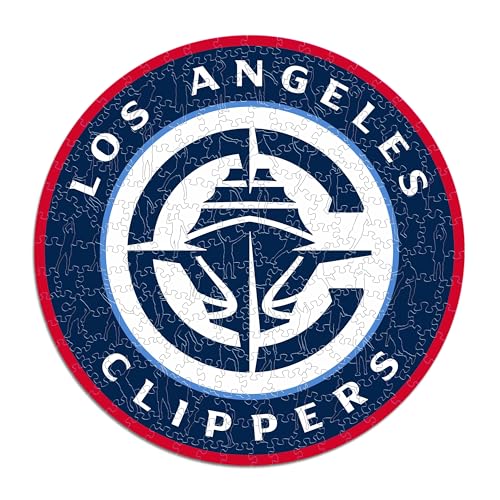 Detalle de Iconic Puzzles LosAngelesClippers-M puzzle madera 270 piezas 🧩