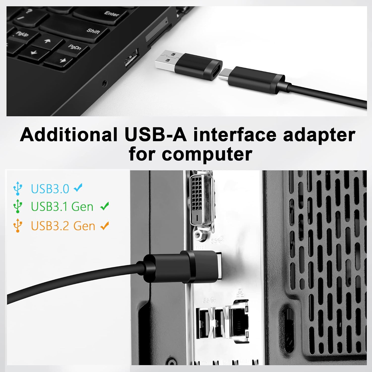 Thumbnail 3 de Kuject Link Cable 20FT: USB-C to USB-C High-Speed Link for Quest, Pico, and Rift/VR