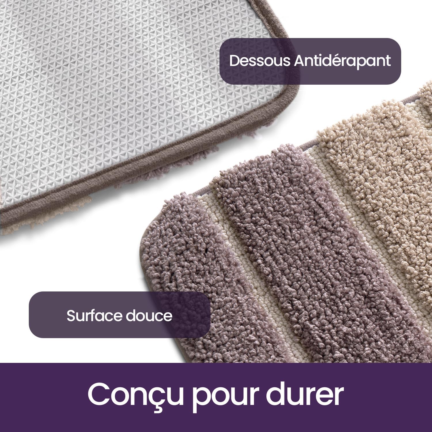 Thumbnail 4 de DEXI Tapis Salle de Bain 50 x 80 cm