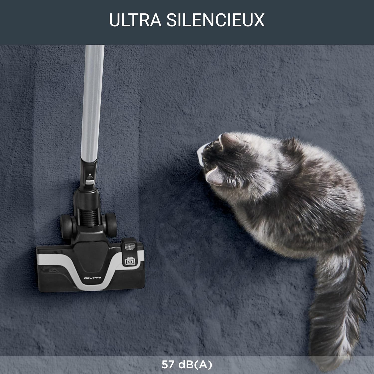 Thumbnail 2 de Rowenta Silence Force Effitech RO7474EA avec sac – aspirateur silencieux 57 dB(A), 4,5 L (rouge Tanin)