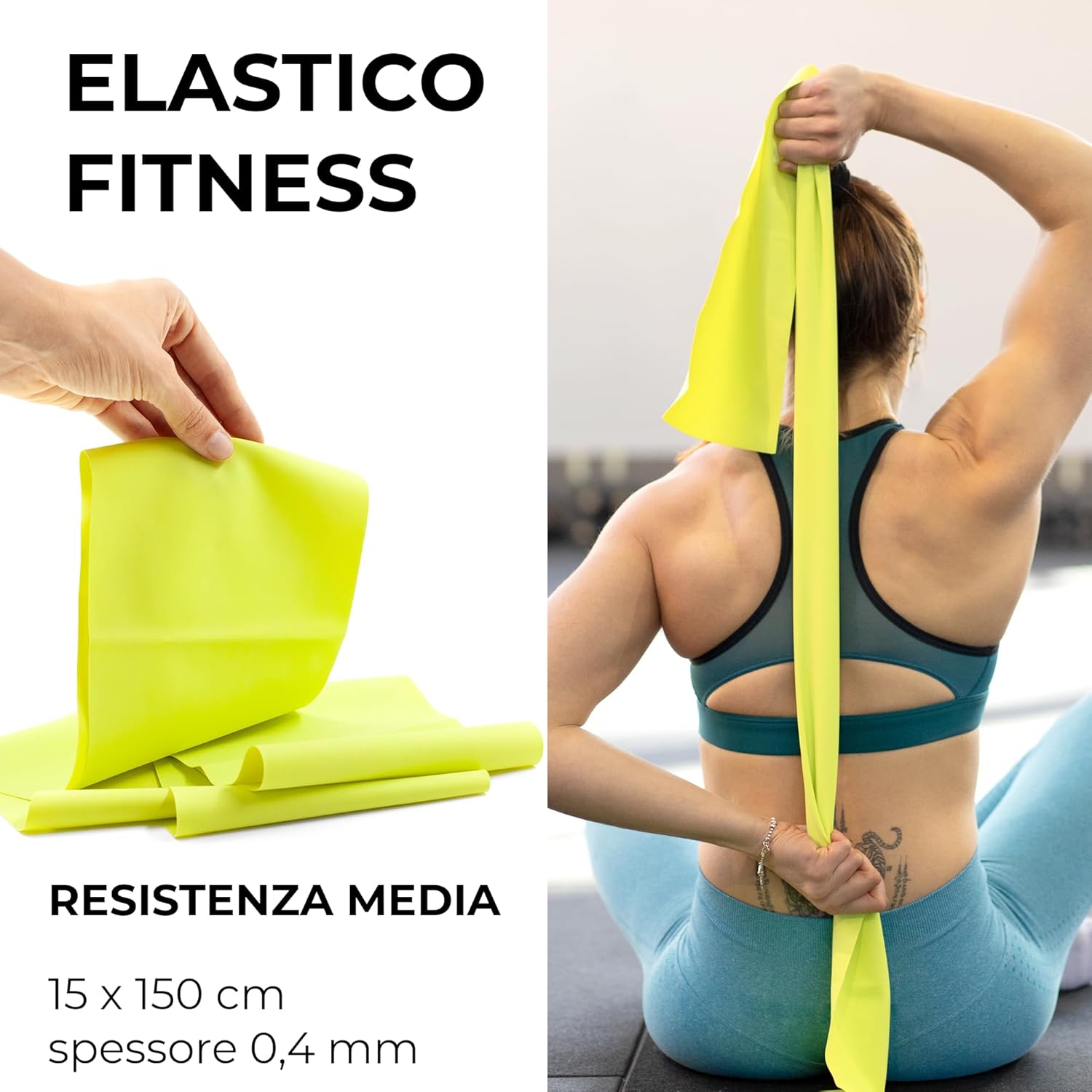 Detalle de KALAHARI Palline per Massaggio SET 4 in 1 con Ebook in italiano – Trigger Point, Automassaggio Miofasciale e fascia elastica