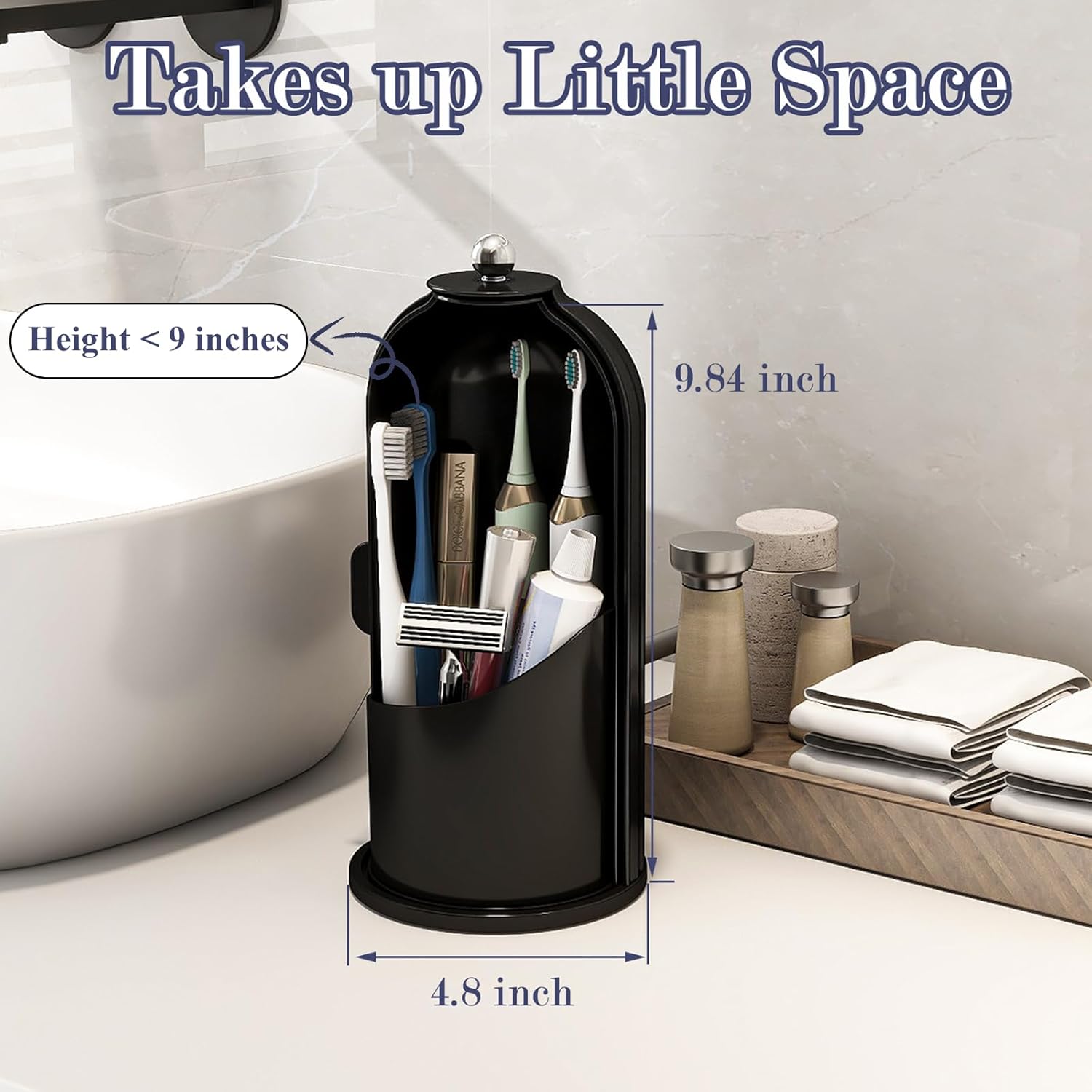 Thumbnail 5 de Toothbrush holder with dustproof cover