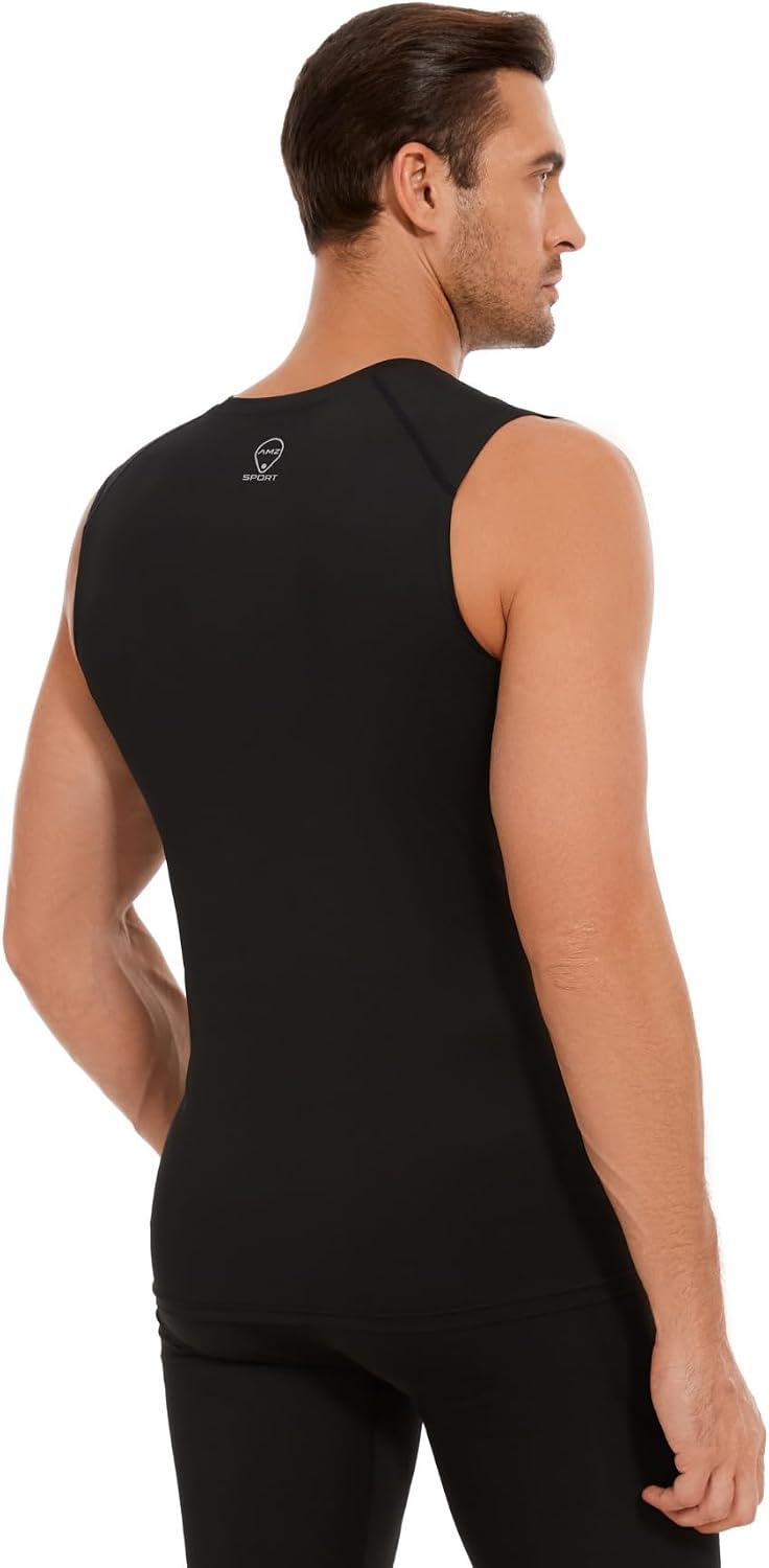 Detalle 2 de AMZSPORT 5 canotte compressive traspiranti
