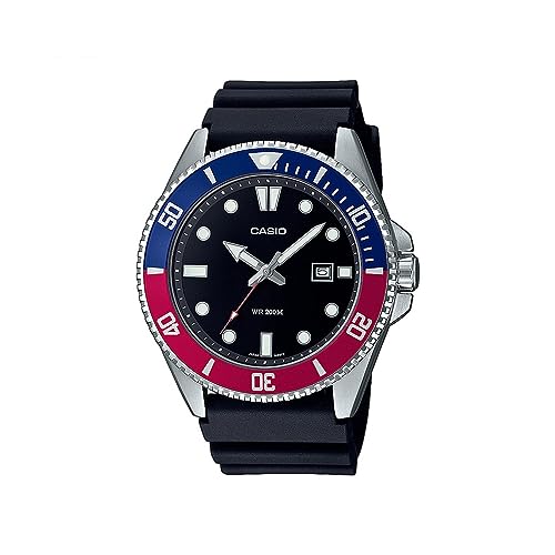 Detalle de Casio COLLECTION Men MDV-107-1A3VEF: reloj de pulsera para hombres en acero inoxidable