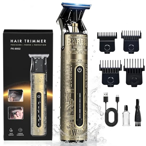 Detalle de YIDON Maquina de Afeitar Hombre y Cortar Pelo con Carga Tipo-C – IPX6, kit completo y uso húmedo/seco