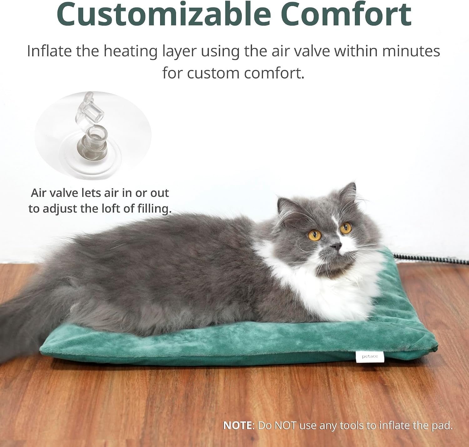 Detalle de Petace Heated Cat Pad 27.5" x 15.7