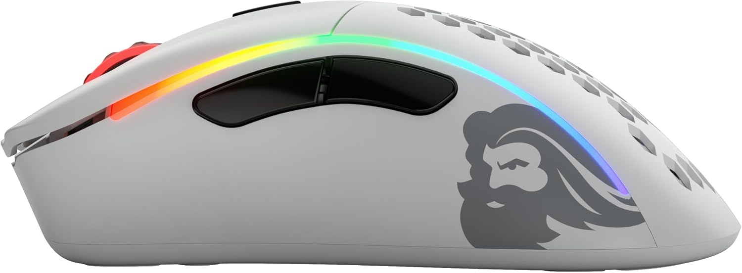 Detalle 2 de GLORIOUS Model D- (Små) Wireless gamingmus, 67 g, RGB och 2,4 GHz