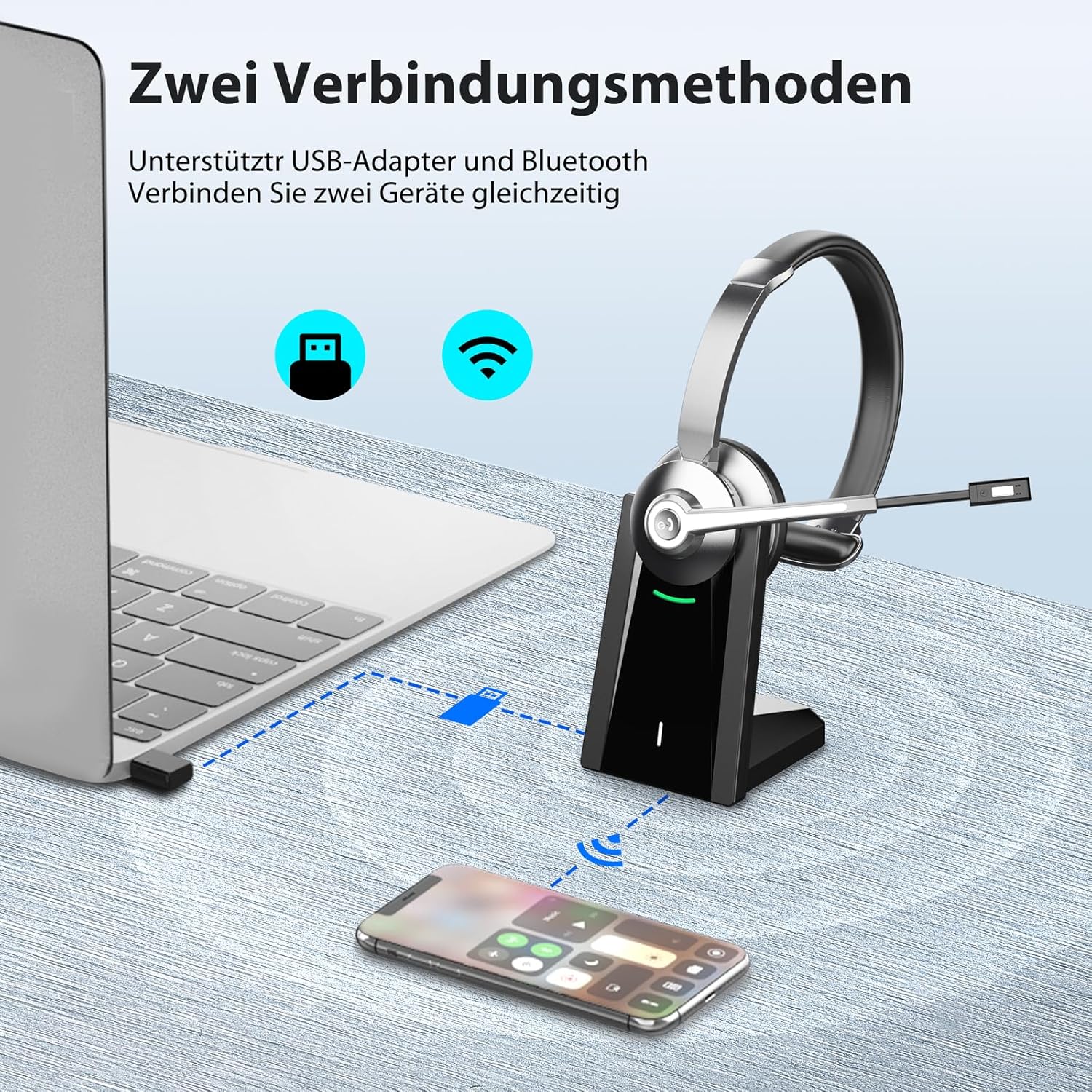 Thumbnail 2 de Earbay Bluetooth Headset kabellos