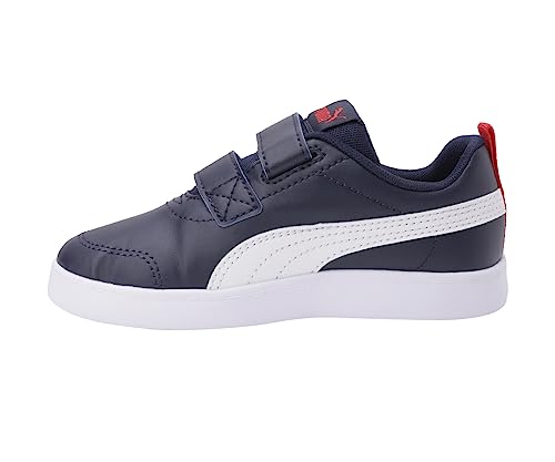 Detalle de PUMA Unisex Kids Courtflex V2 V Inf Baskets — daim, EVA confort et adhérence pour les jeunes