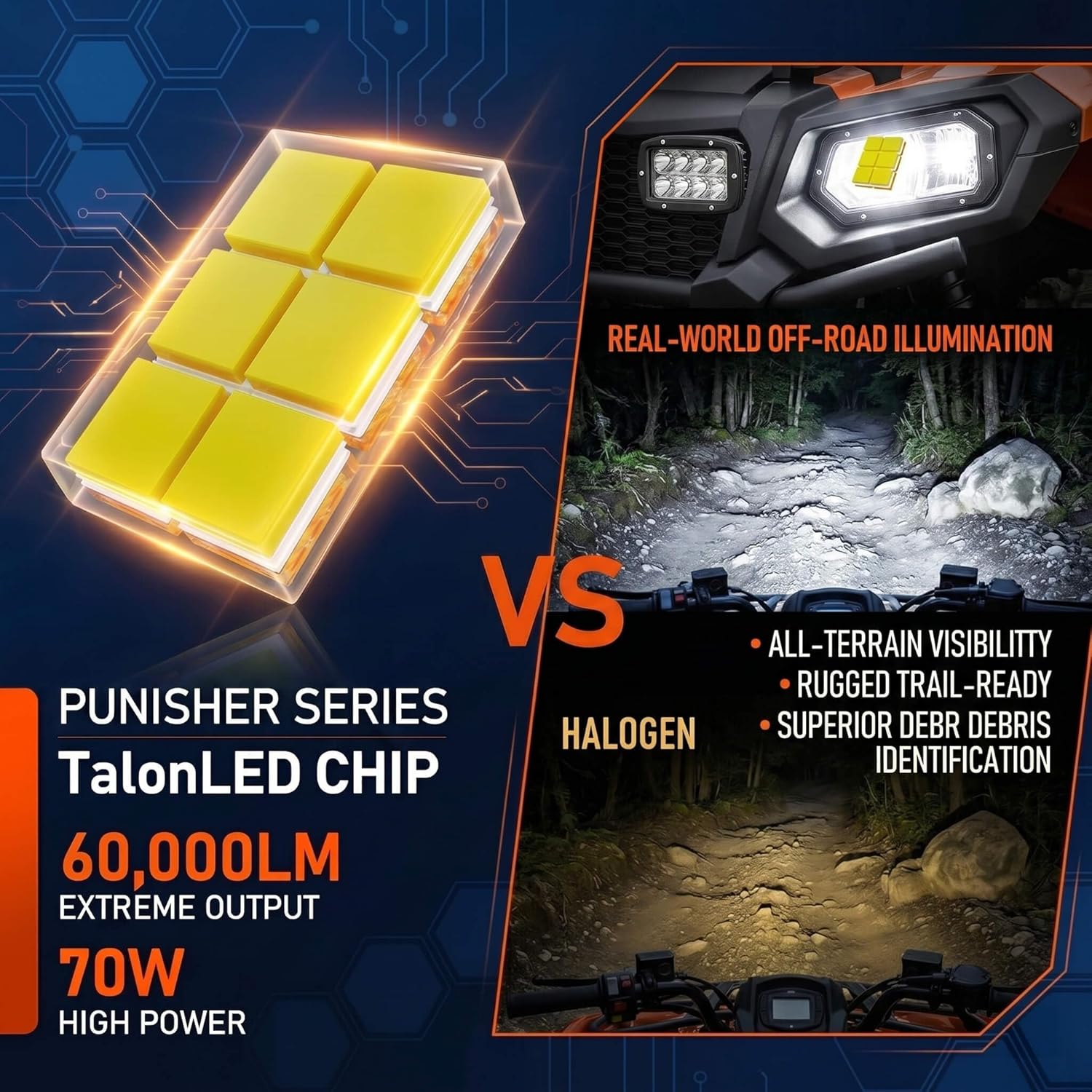 Thumbnail 2 de LUXSTER Punisher H11 H9 LED Bulbs 40000LM