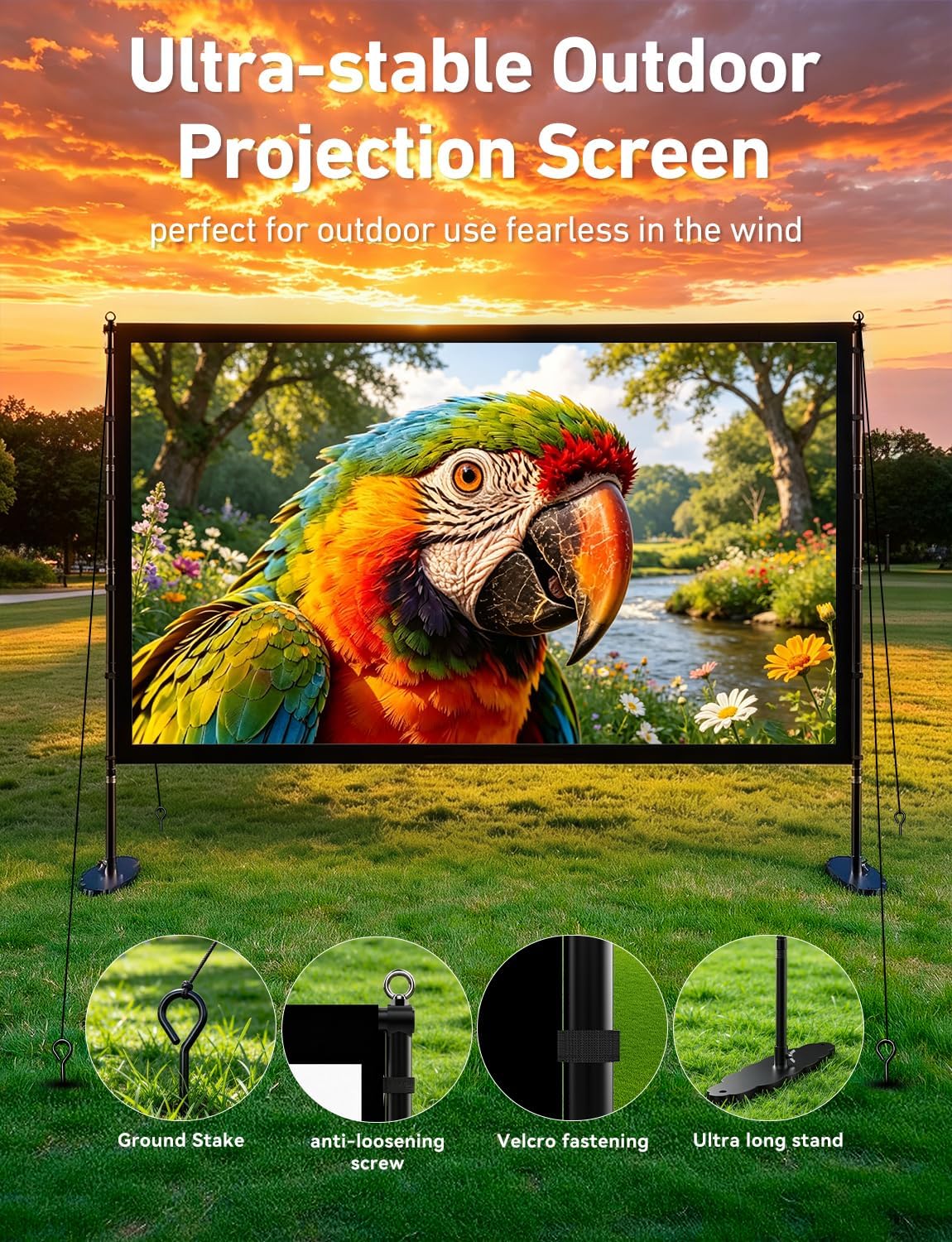 Detalle 2 de 150-Inch Projector Screen