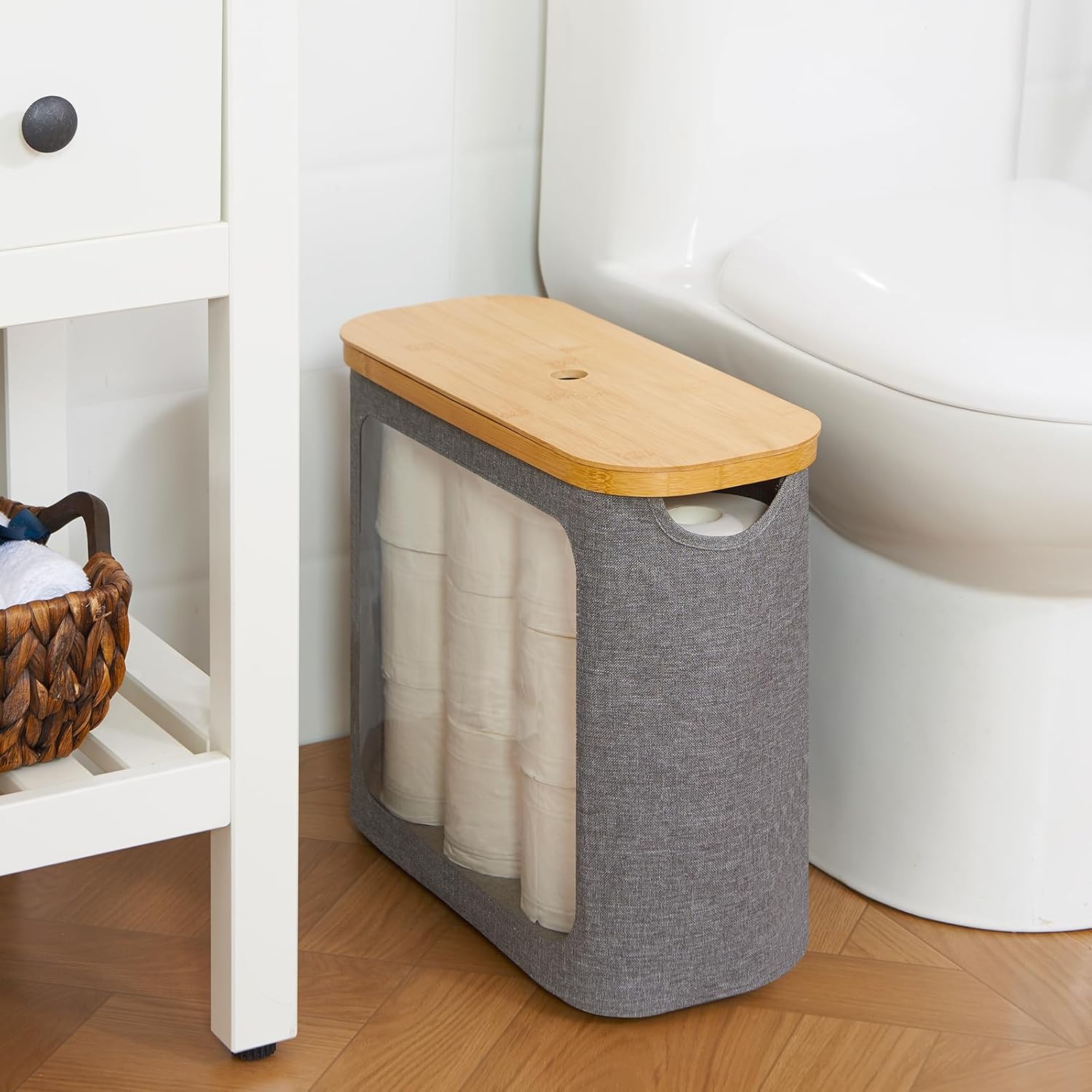 Thumbnail 4 de ROSOS Toilet Paper Storage Basket 12 Rolls