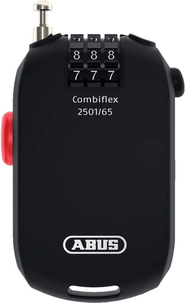 Thumbnail 3 de ABUS Antivol Combiflex 2501/65 : antivol léger à code pour bagages, skis et casques