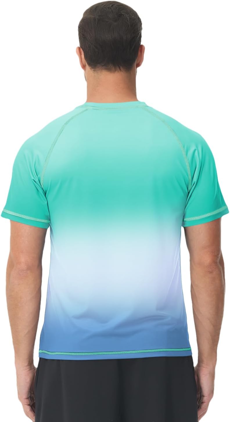 Detalle de Huayuzh Men's Watersport Rash Guard - UPF 50+ Short Sleeve Top