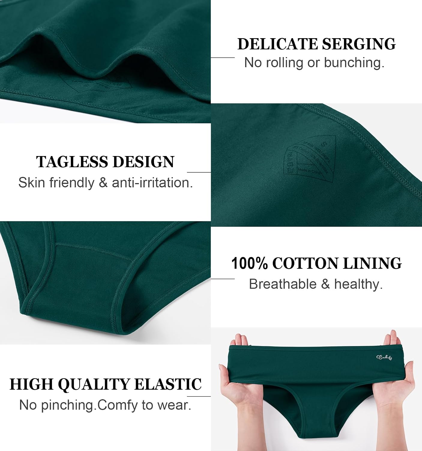 Thumbnail 4 de coskefy Hipster Cotton Briefs 6 Pack