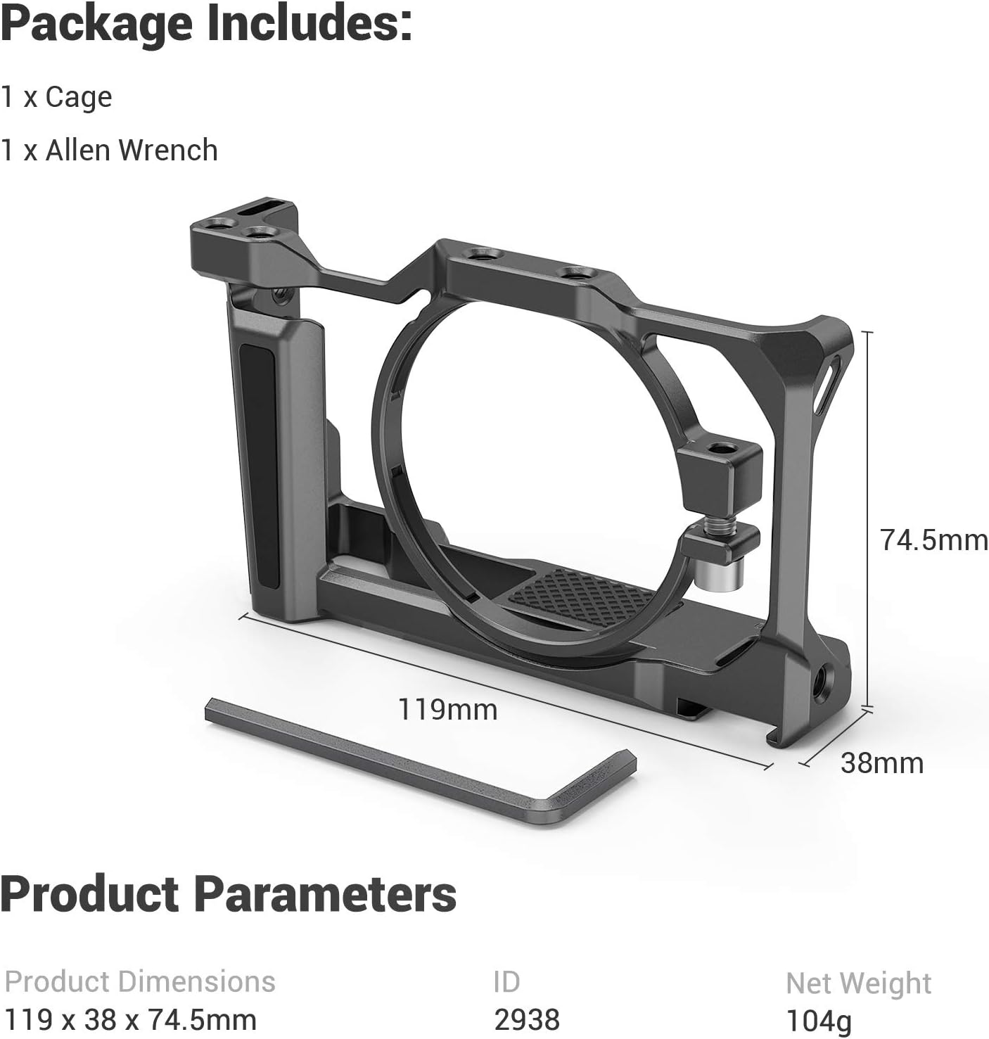 Thumbnail 6 de SMALLRIG ZV1 Cage für Sony ZV-1F/ZV1/ZV-1 II