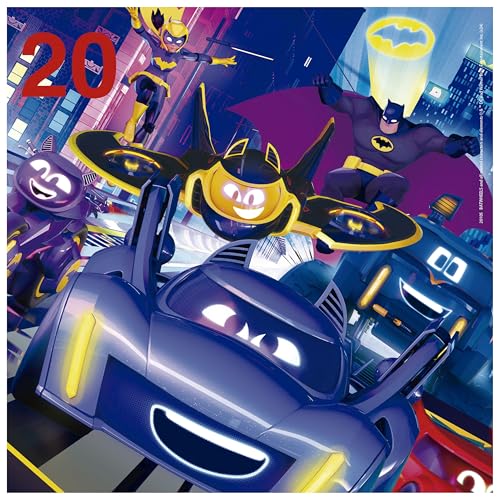 Detalle de Educa - 4 Puzzles Infantiles Progresivos Batwheels 12-25 piezas 🧩