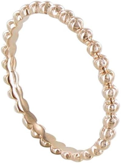 Thumbnail 1 de Bague Plaqué Or Rose Les Poulettes Bijoux – Anneau de Billes