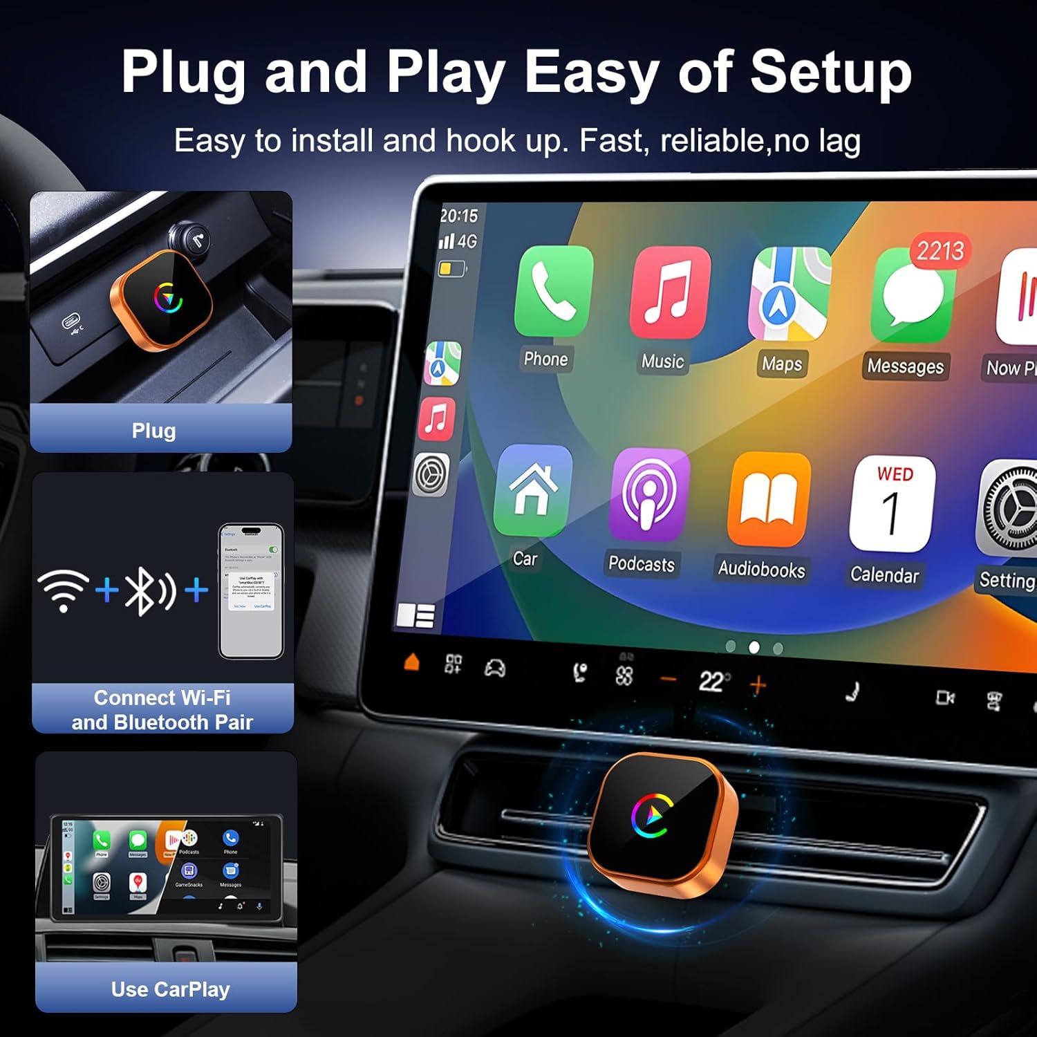 Thumbnail 4 de Intenso Wireless CarPlay Adapter 2026