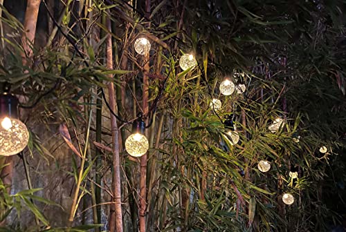 Thumbnail 10 de sylvwin G40 Guirnalda de luces exterior 18 m, 8 modos blanco cálido