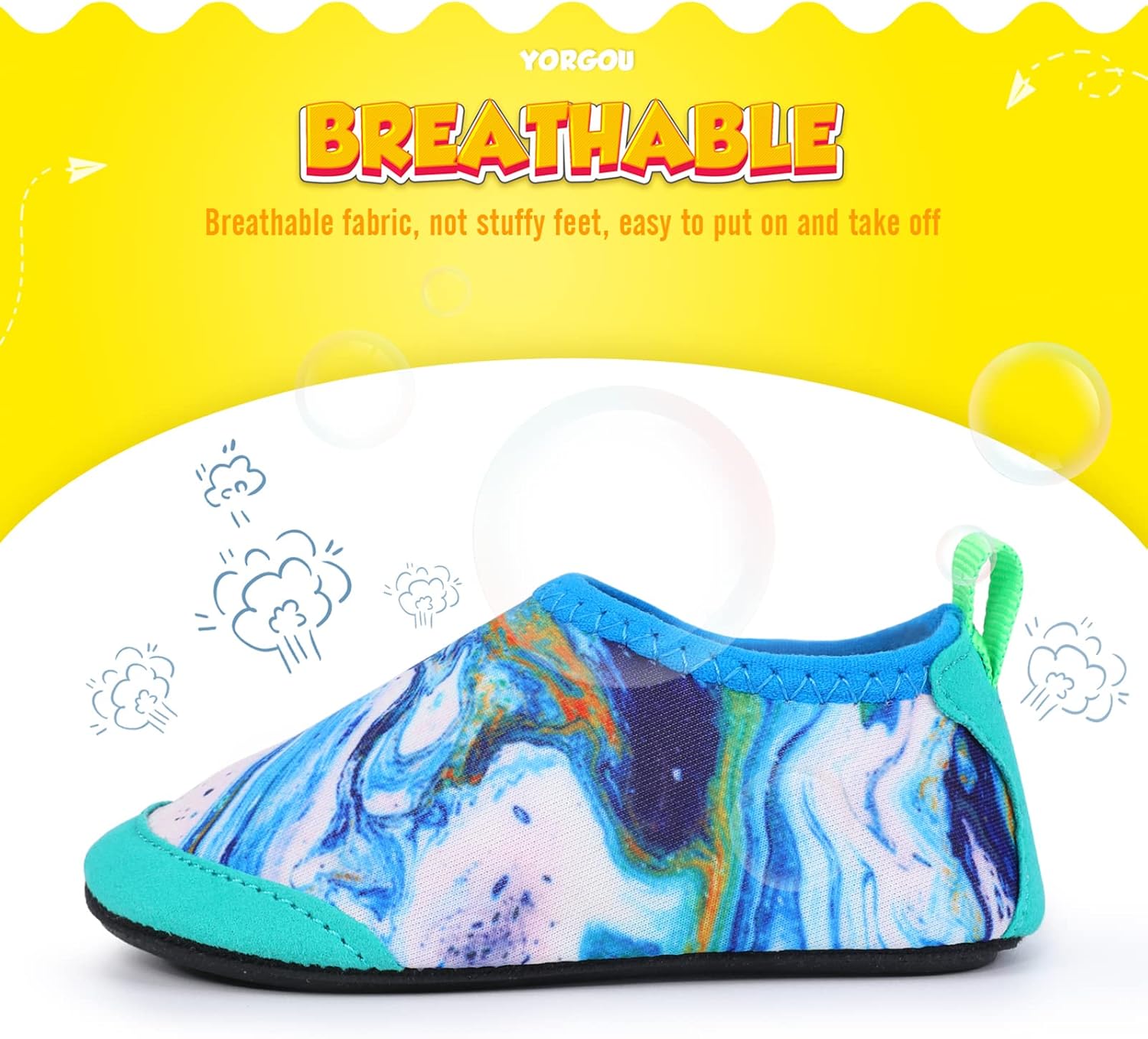Thumbnail 5 de Yorgou Baby Water Shoes: Lightweight, Non-Slip Beach Shoes for Toddlers