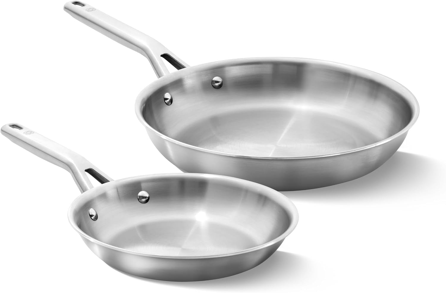 Thumbnail 4 de Calphalon Stainless Steel Frying Pan Set, 5-Ply