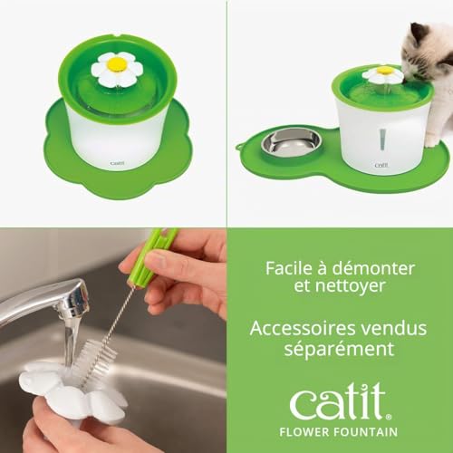 Thumbnail 8 de Catit Fontaine à fleurs originale avec fenêtre de niveau d'eau, 3 litres