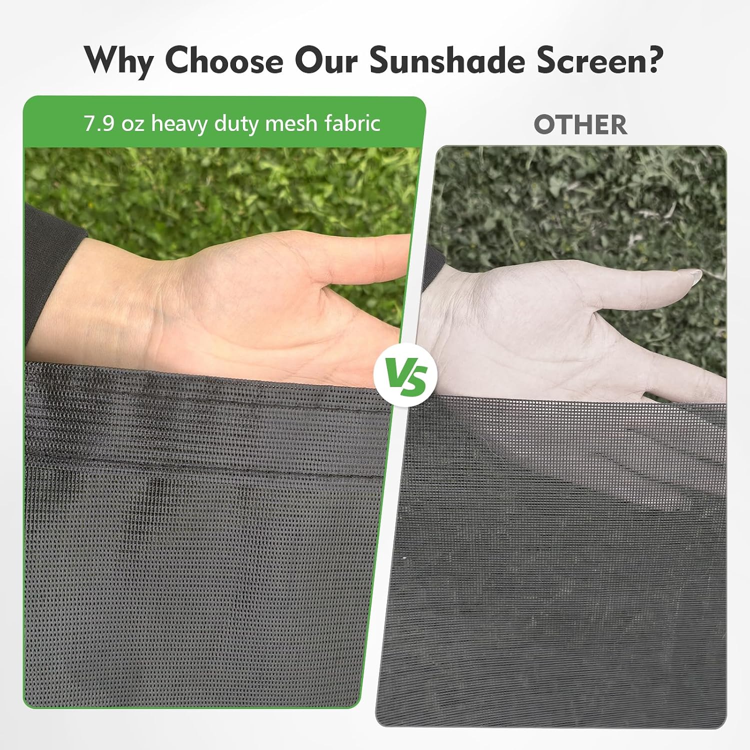 Detalle 2 de SHADEPLUS RV Awning Side Shade 9x7 ft