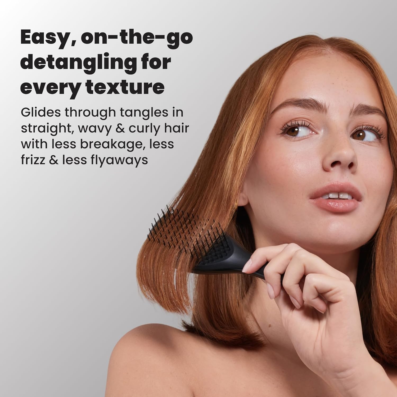 Thumbnail 6 de Tangle Teezer Ultimate Detangler Klein – Entwirrbürste für nasses & trockenes Haar, ideal für Kinder & Reisen (Schwarz)
