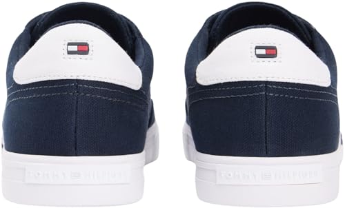 Detalle de Tommy Hilfiger Vulc Core RWB Long Lace CVS FM0FM05813 Low Top — Azul Desert Sky, talla 8