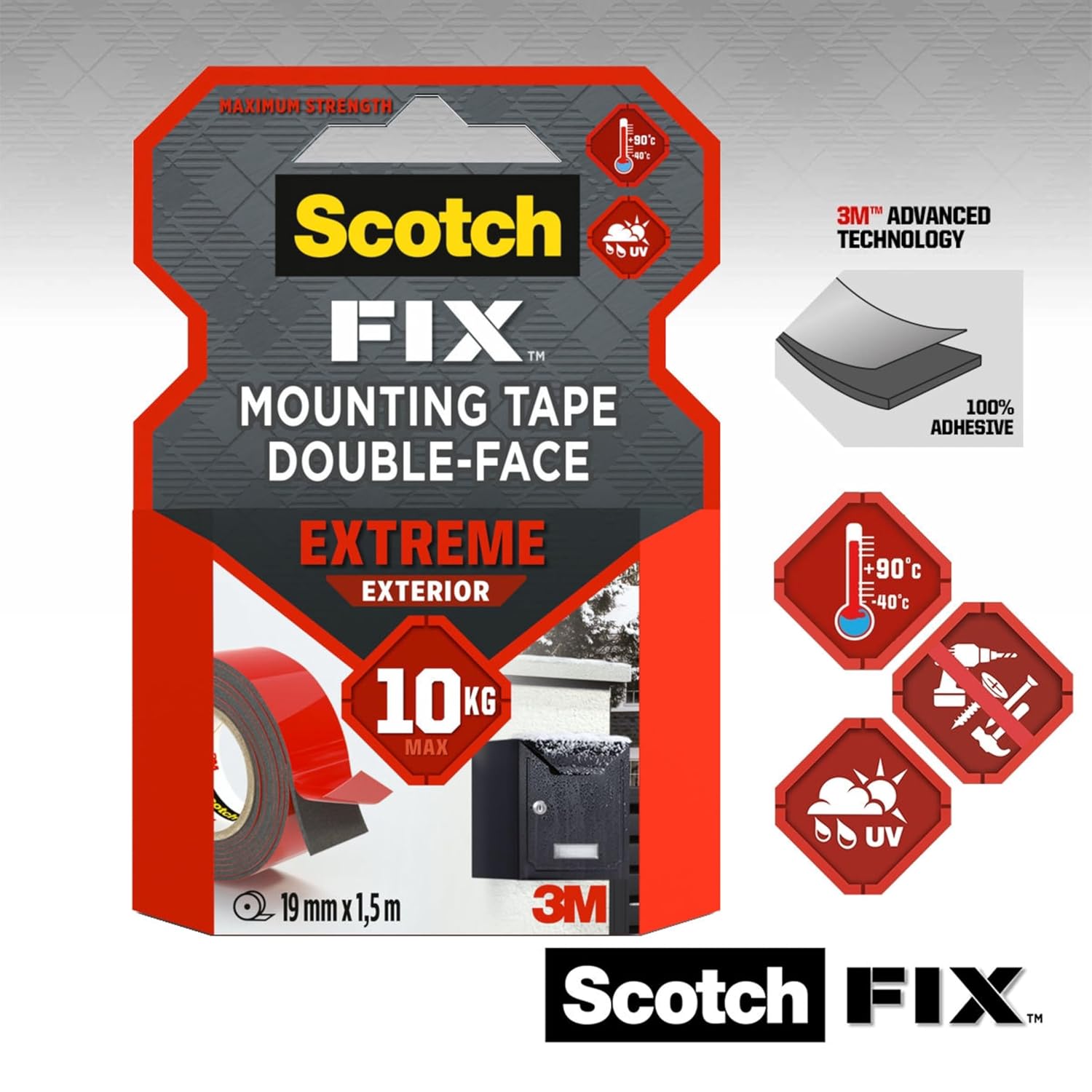 Thumbnail 2 de Scotch FIX Ruban de fixation 19 mm 🛠