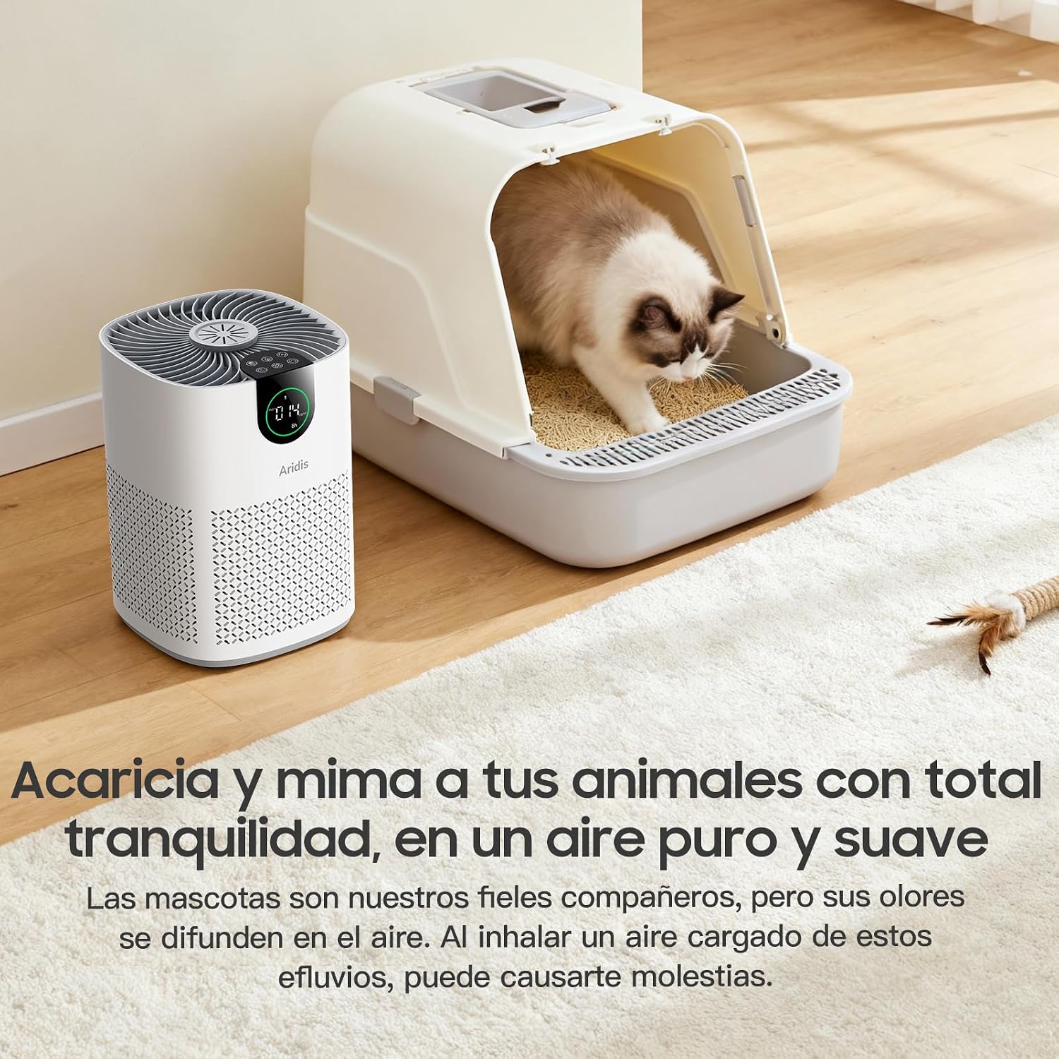 Thumbnail 2 de Aridis Purificador de Aire S-Mini: HEPA H13, 7.2W, 3 Velocidades y Aromaterapia