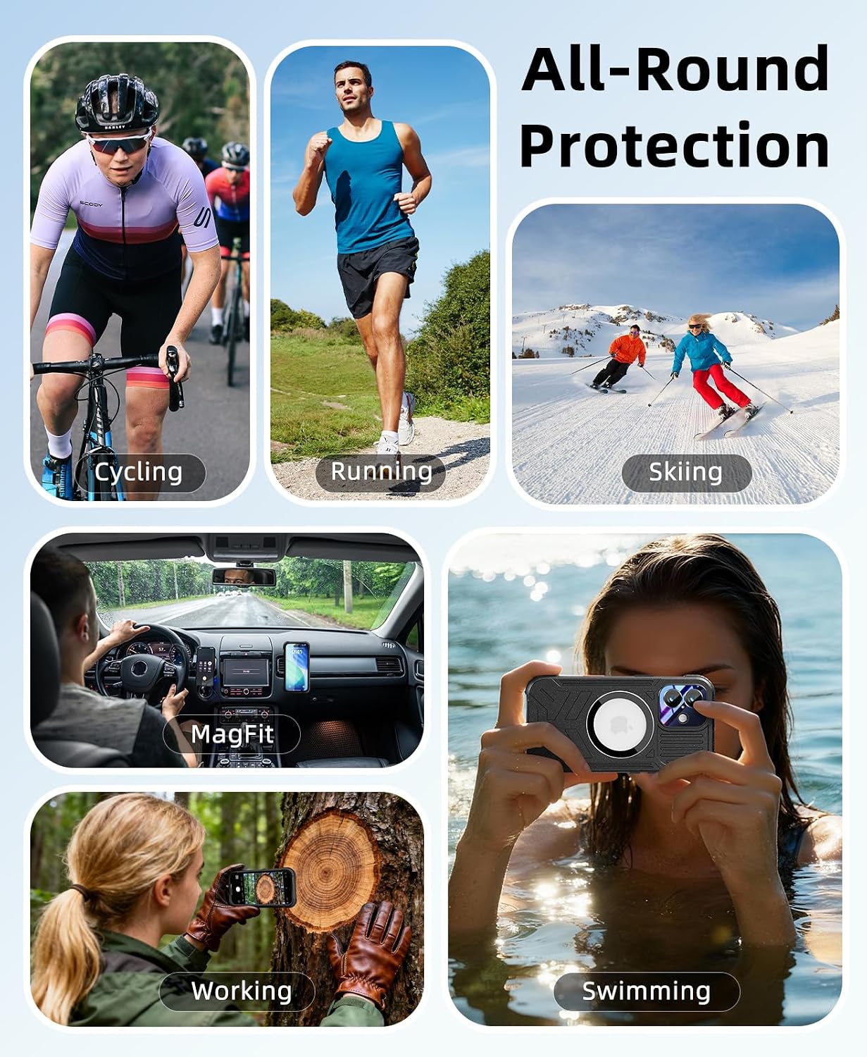 Thumbnail 6 de Beeasy iPhone 17 waterproof case with strap