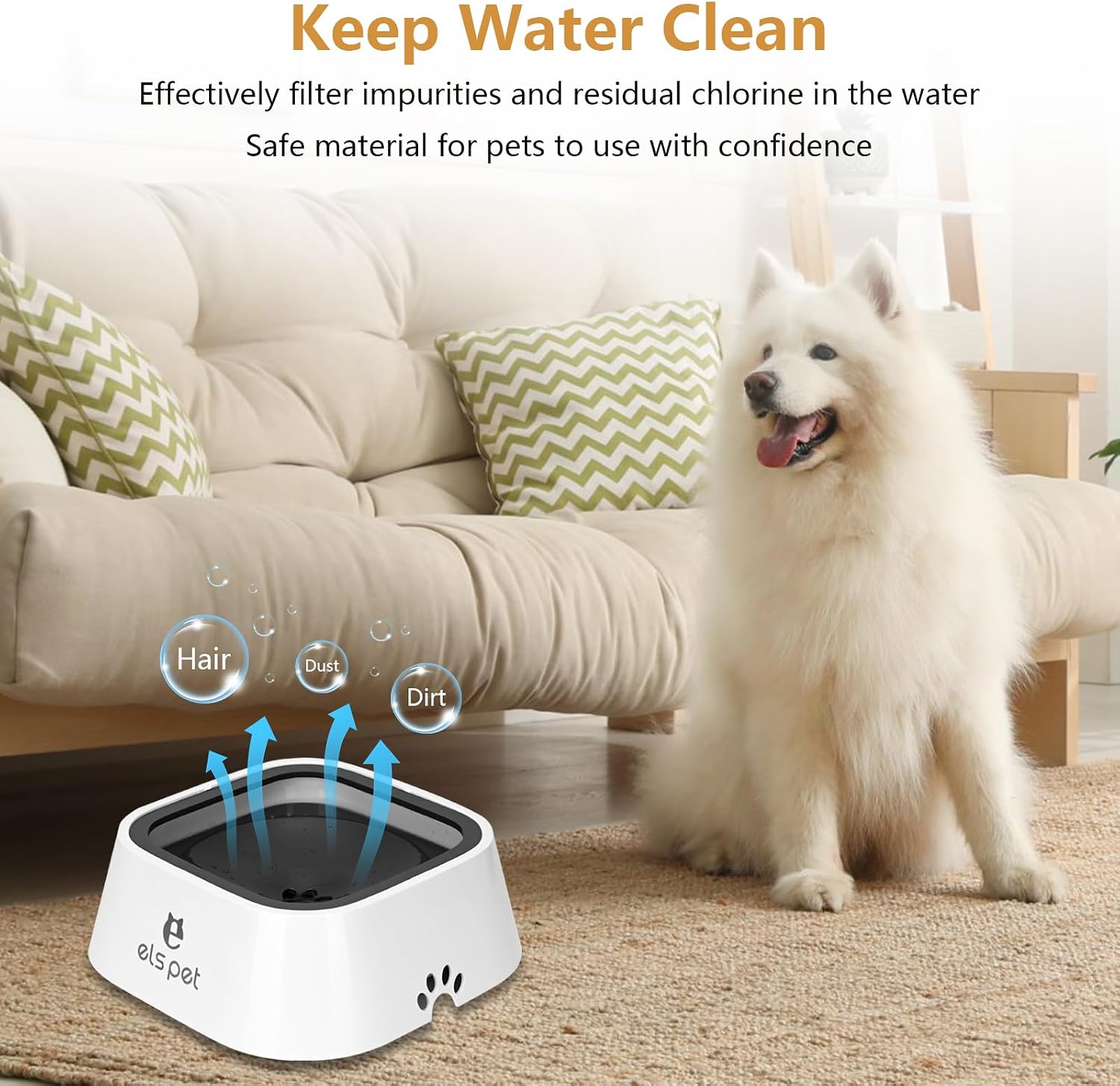 Thumbnail 5 de Non Spill Dog Water Bowl 1.5L