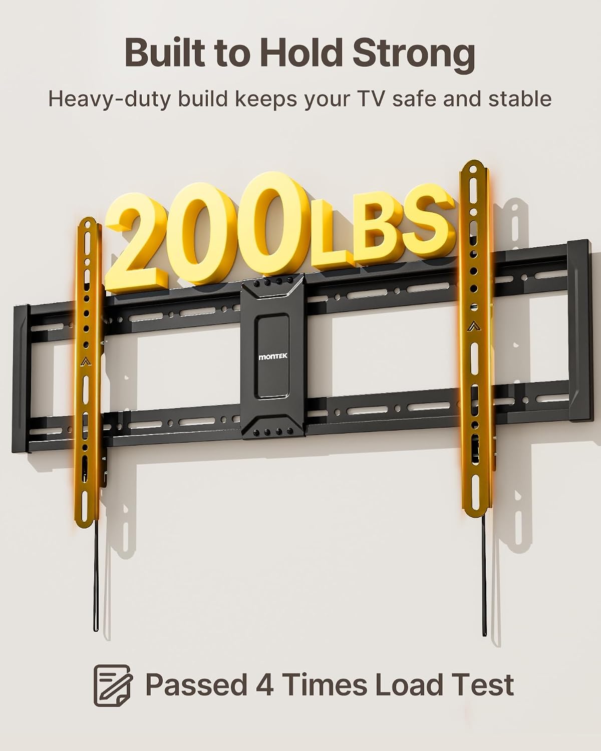 Detalle de monTEK Tilting TV Wall Mount for 43–95-Inch TVs