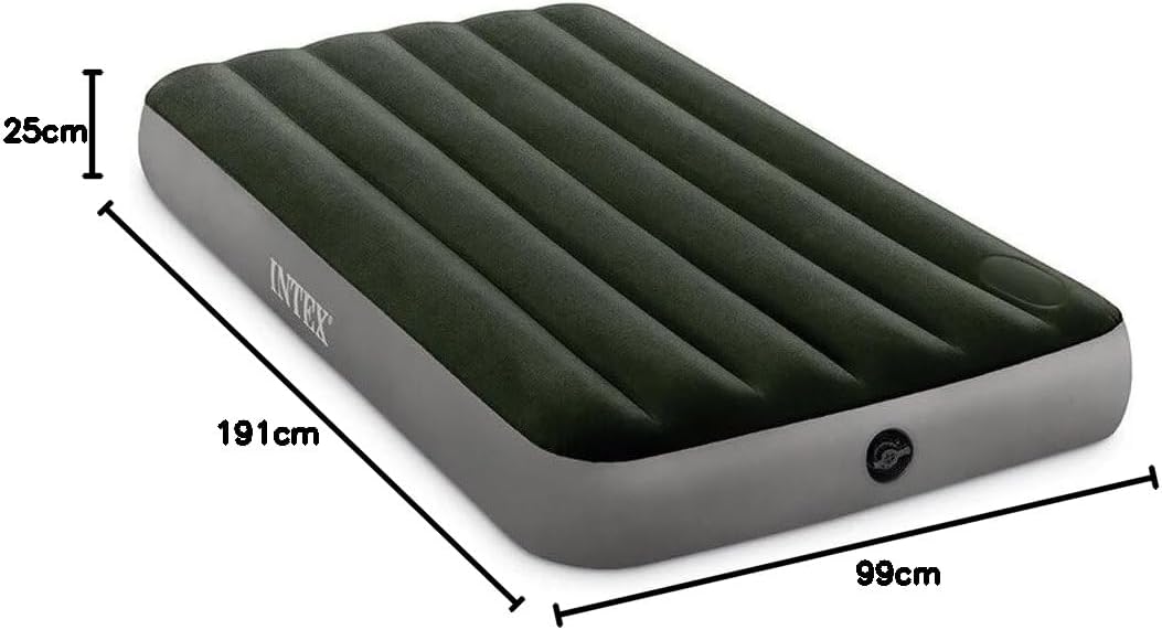 Detalle 2 de INTEX Colchón Inflable con Hinchador Fiber-Tech Downy 99x191 cm