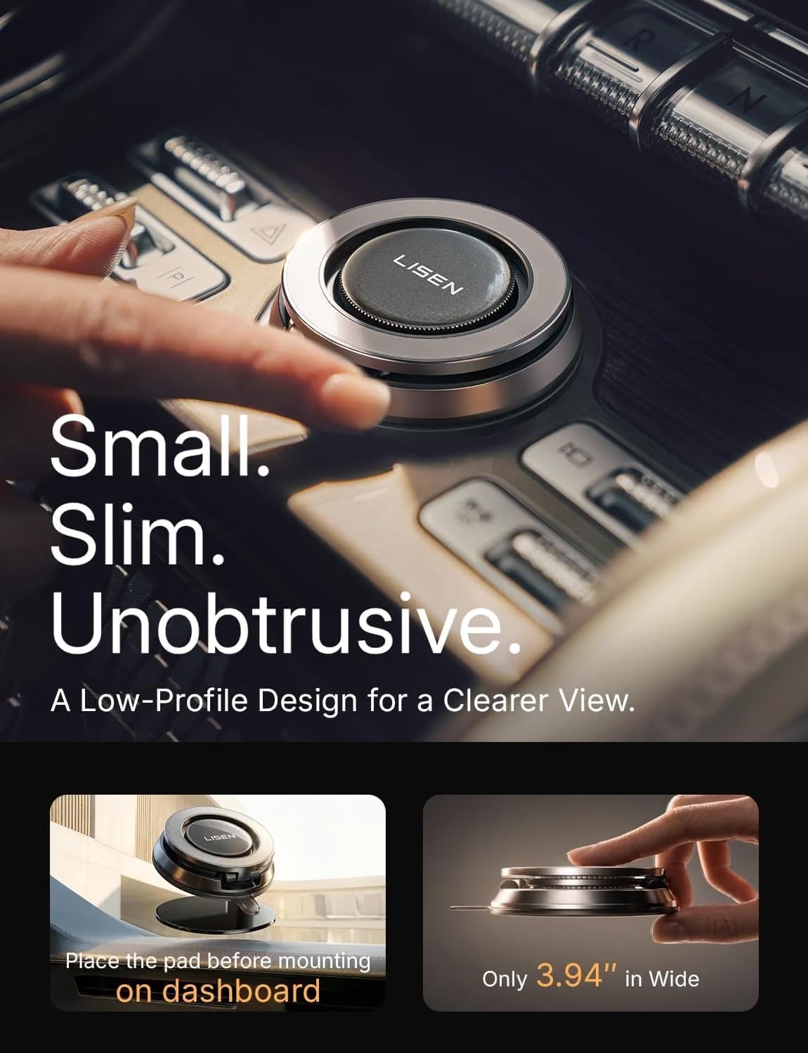 Detalle de LISEN Magnetic Car Phone Mount, All-Metal