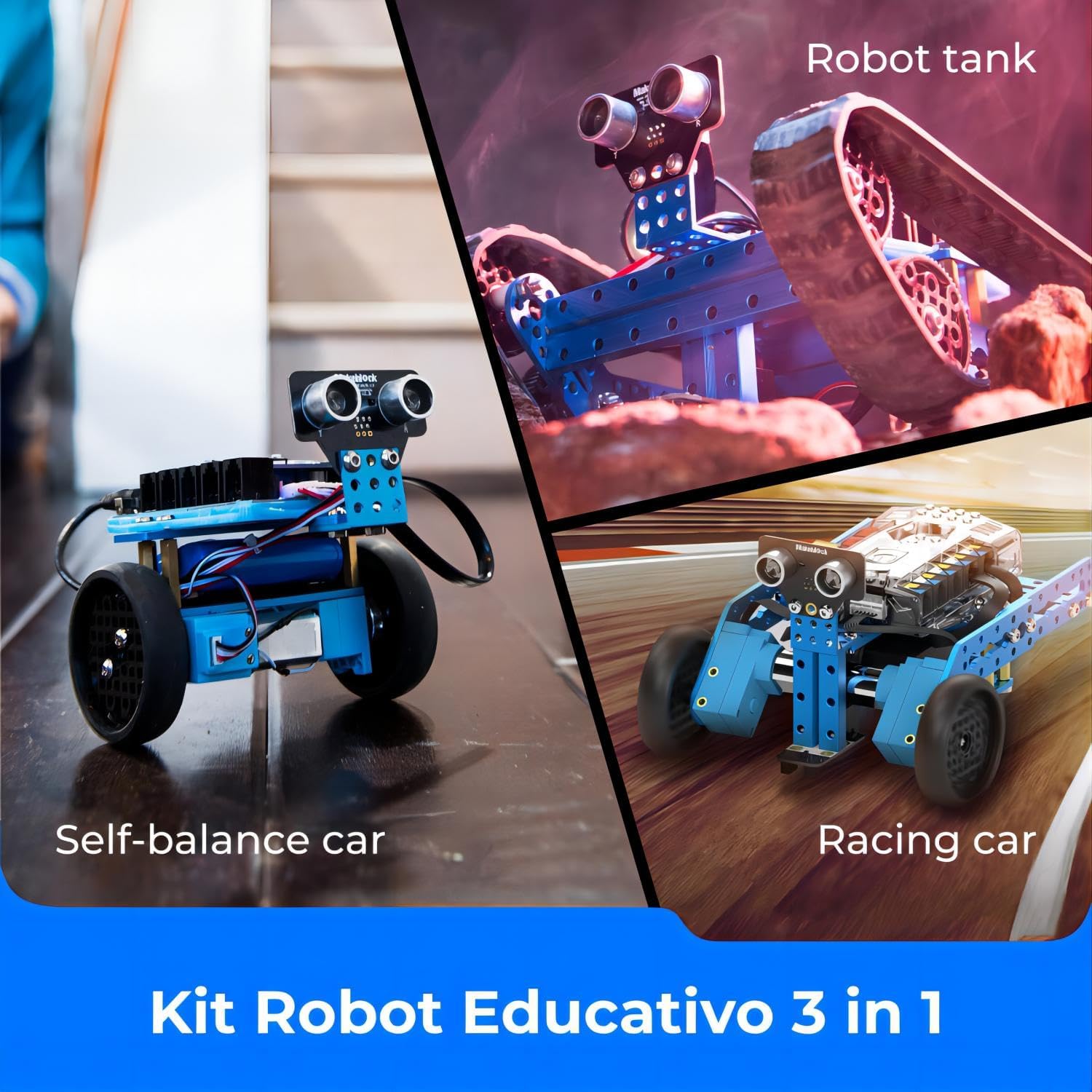 Thumbnail 1 de Makeblock mBot Ranger: robot programmabile 3 in 1 per bambini (Scratch e Arduino C)