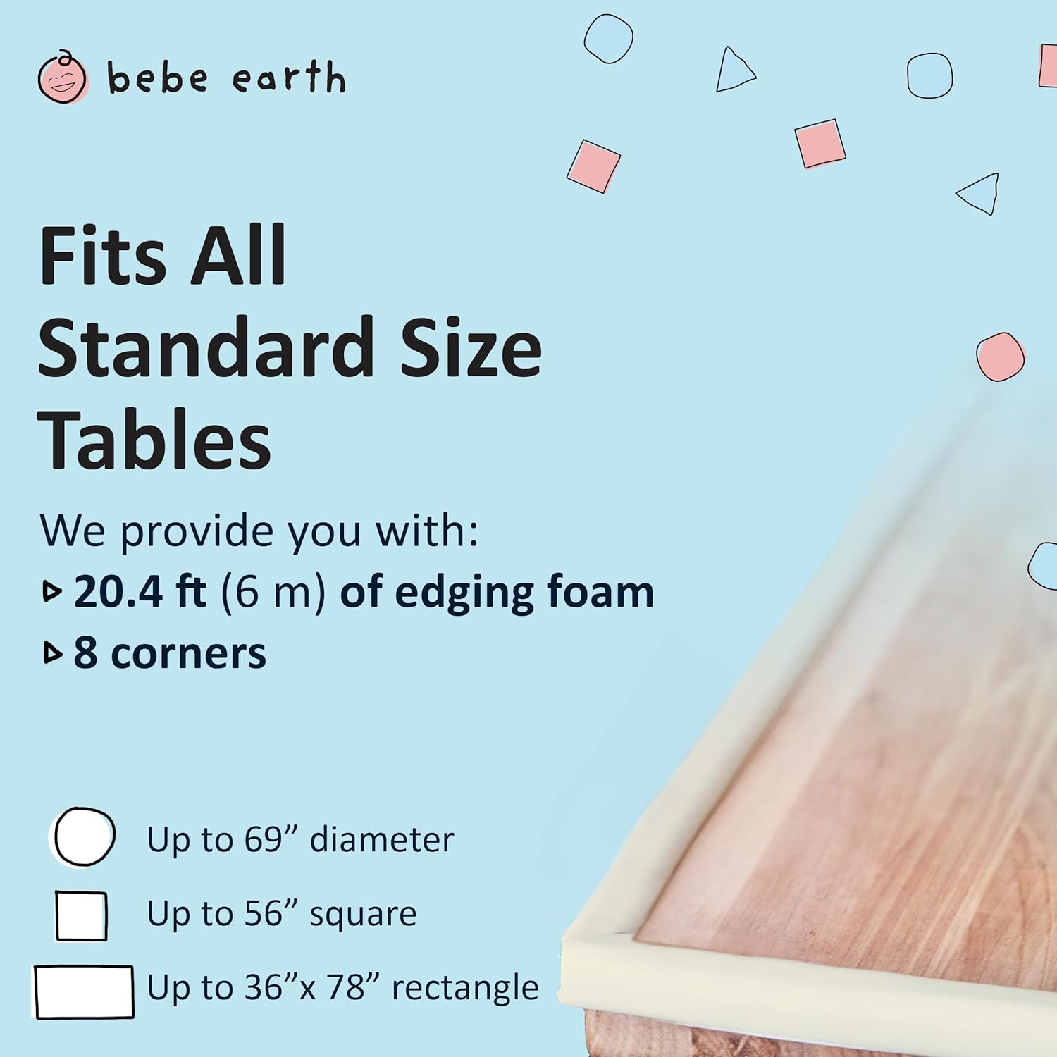 Thumbnail 1 de Bébé Earth 6M Edge and Corner Protectors, 20ft