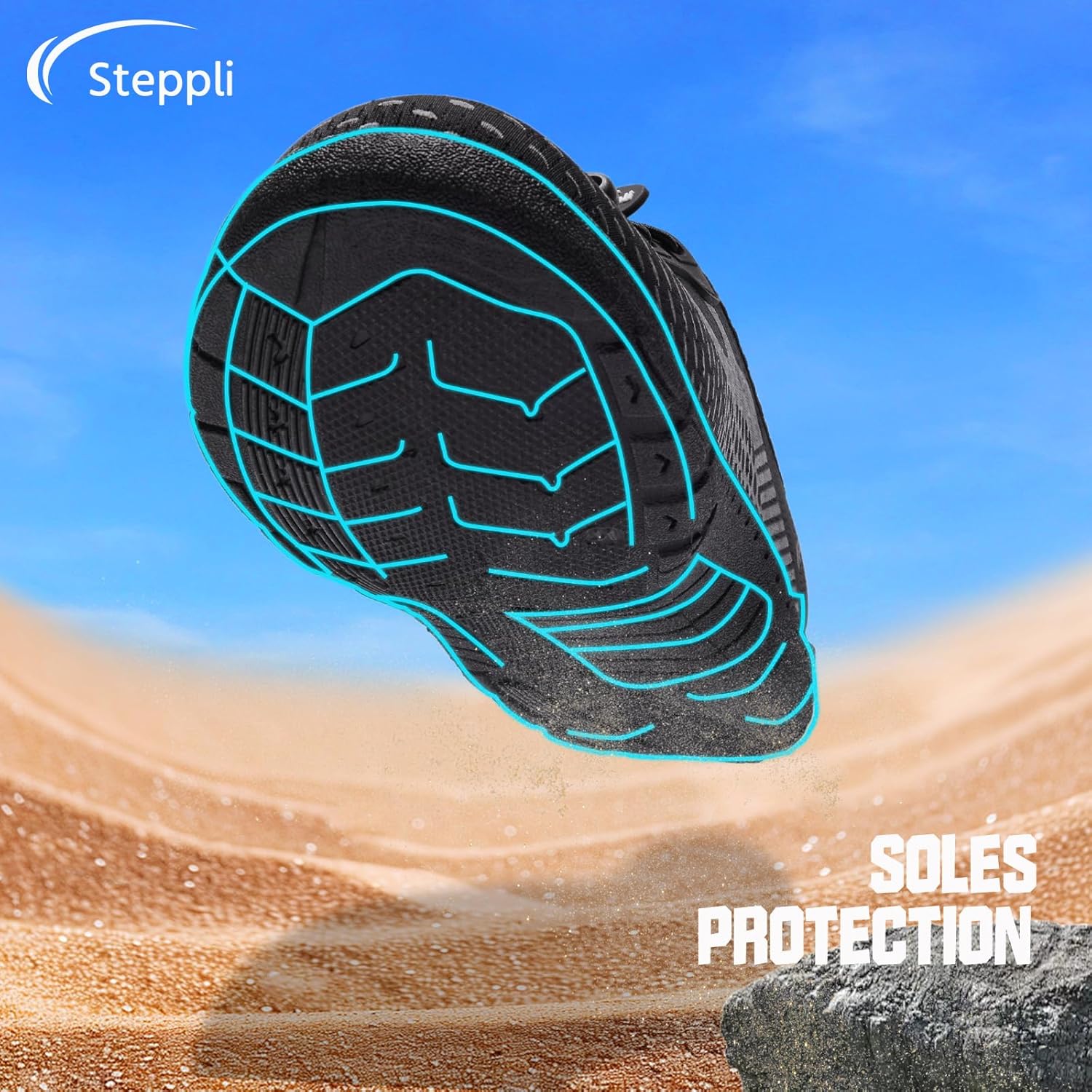 Thumbnail 2 de Steppli Water Shoes Beach Barefoot Swim Sea Aqua Shoes for Men and Women