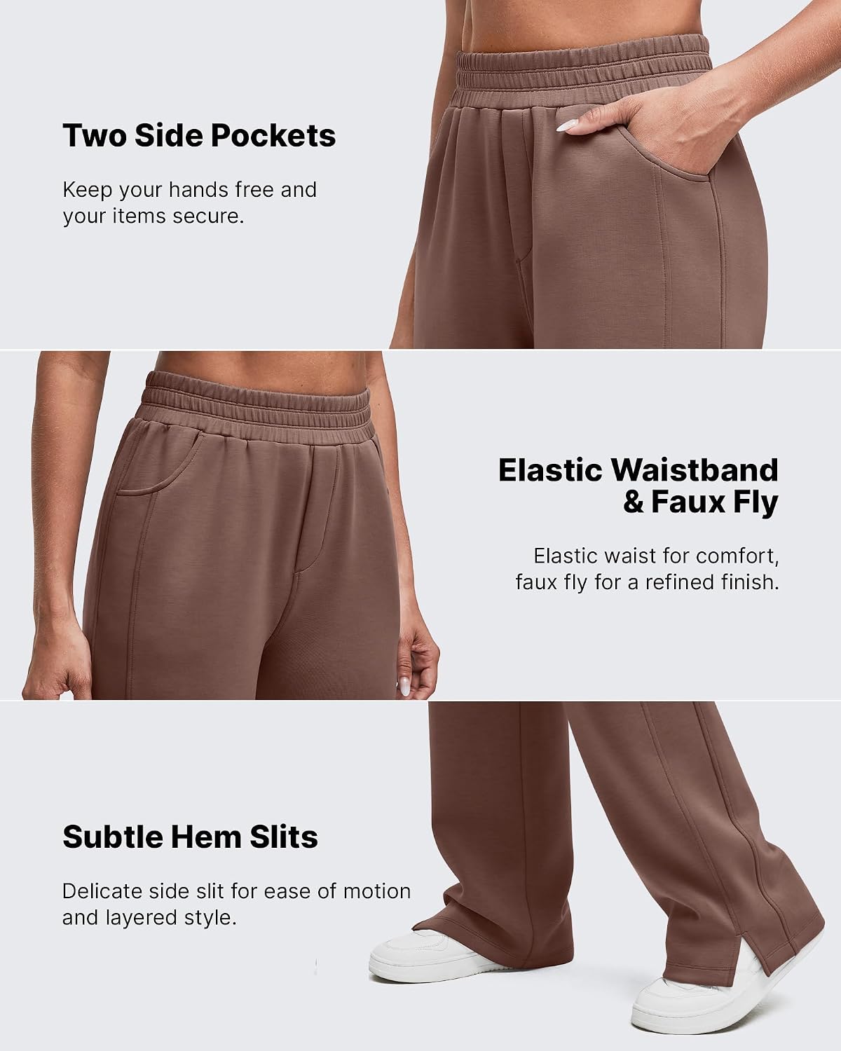 Detalle de G4Free Modal Wide-Leg Sweatpants