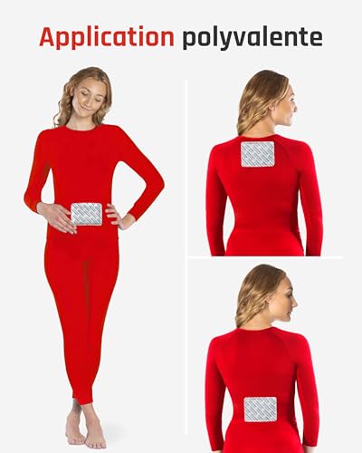 Detalle de TerraTherm Patch chauffant dos, nuque et épaules – chaleur profonde et pratique pour le quotidien