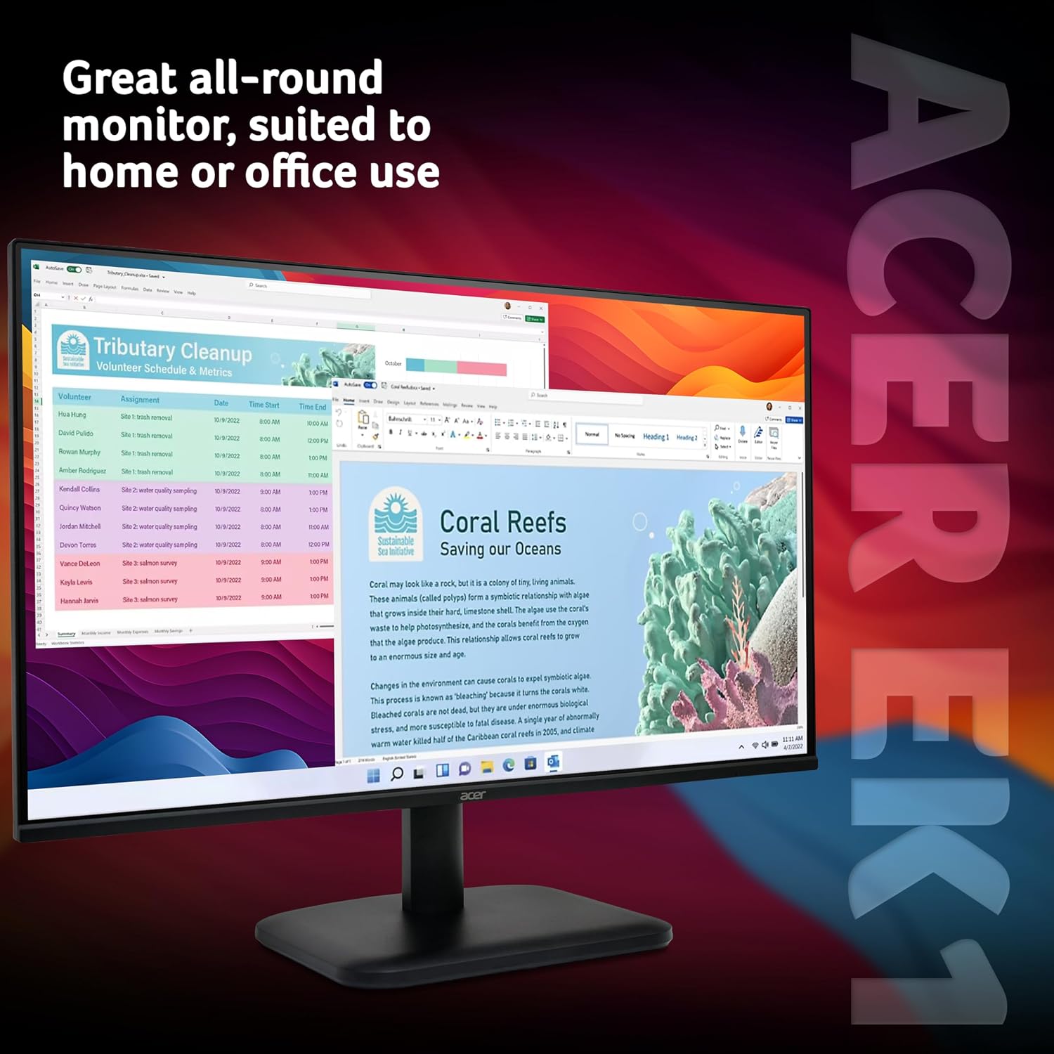 Thumbnail 1 de Acer EK241YG 24-inch Full HD Monitor review: solid everyday IPS with fast response